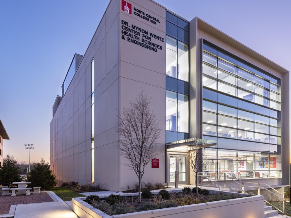 Dr. Myron Wentz Center for Health Sciences and Engineering, home of North Central College Physician Assistant Studies