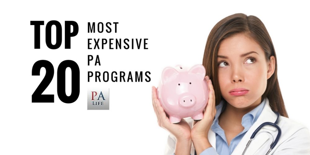 Top 20 Most Expensive PA Schools in the United States