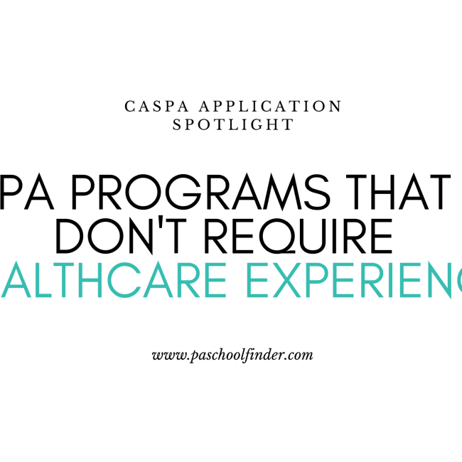 PA Programs That Don’t Require Healthcare Experience