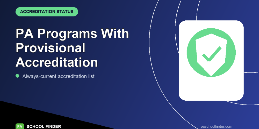 PA Programs With Provisional Accreditation (Always-Current List)