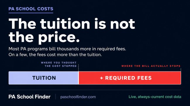 PA School Fees: The Hidden Cost That Can Add $50,000 to Your Bill