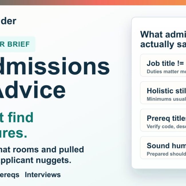11 High-Yield Lessons from the August 22 PAEA Admissions Fair