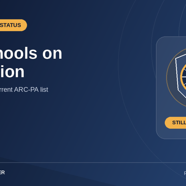 PA Schools on Probation: The Current ARC-PA List (and What It Means)