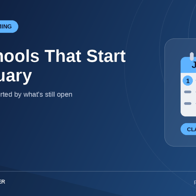 PA Schools That Start in January
